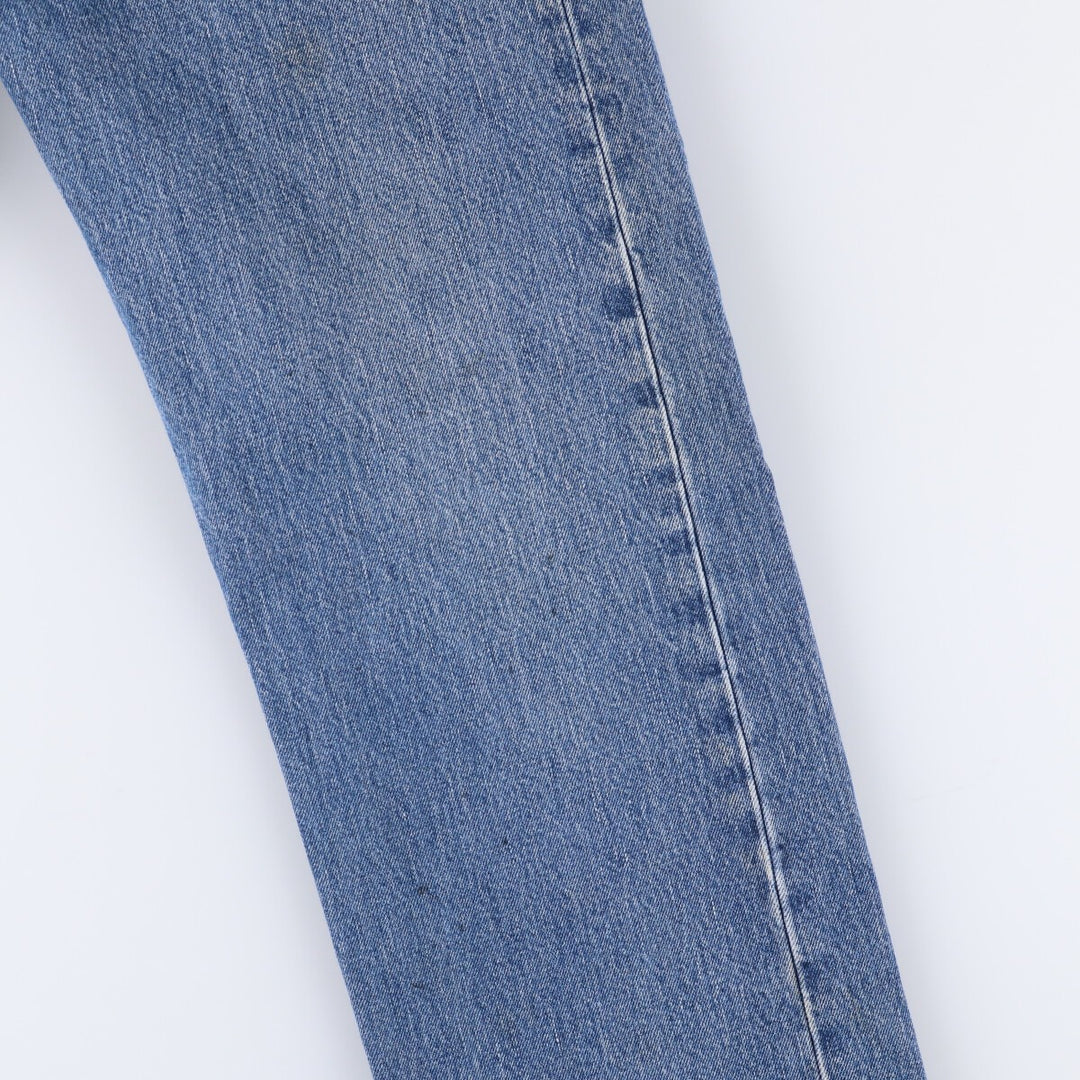 00'S Levi's 501 straight denim pants for men, size W34 cotton blue type Vintage Second Hand