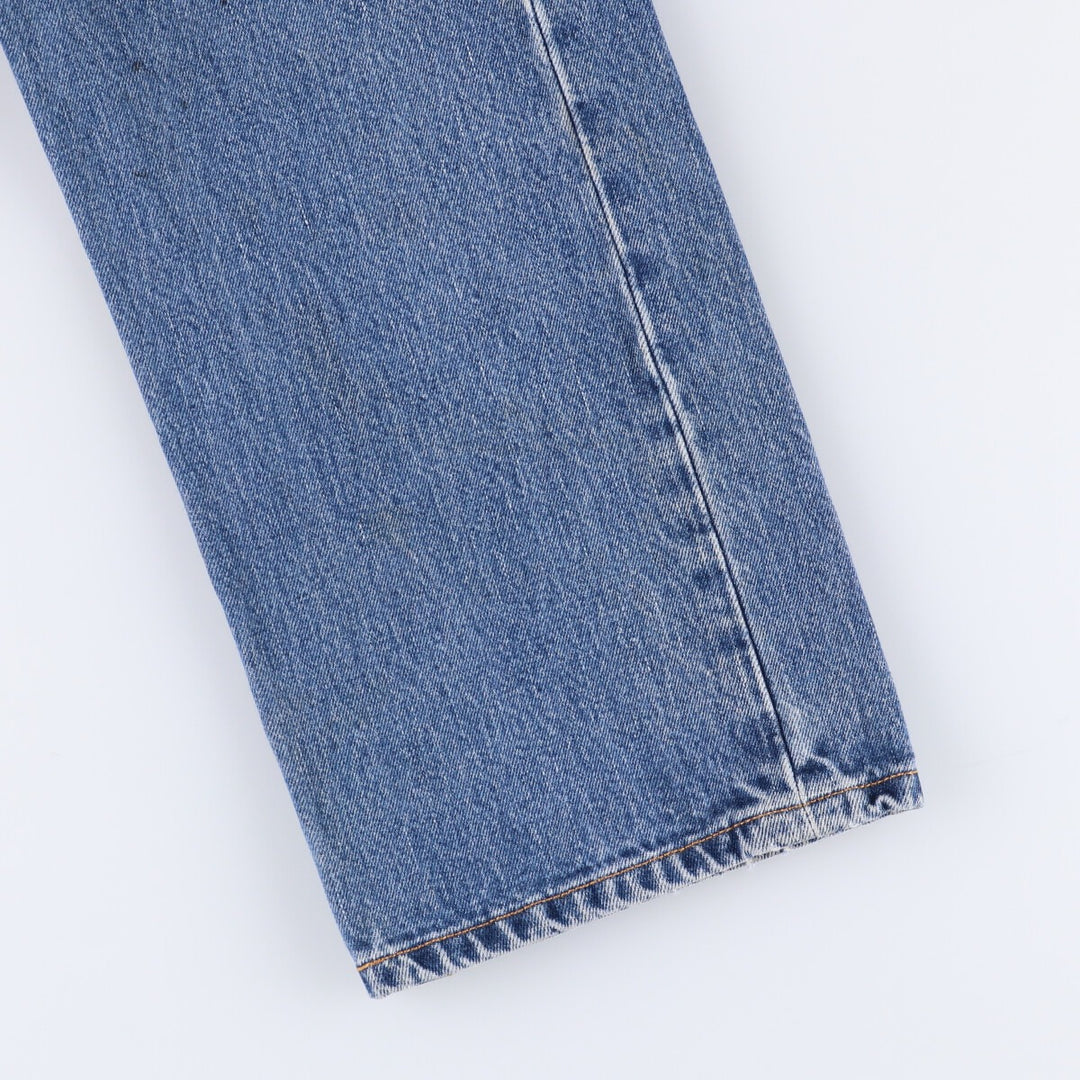 00'S Levi's 501 straight denim pants for men, size W34 cotton blue type Vintage Second Hand