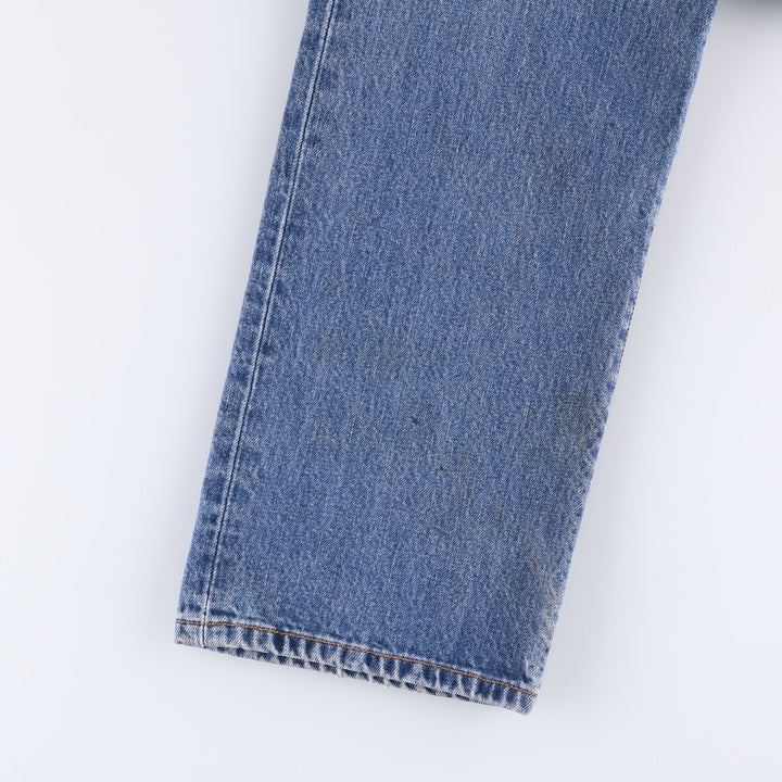 00'S Levi's 501 straight denim pants for men, size W34 cotton blue type Vintage Second Hand