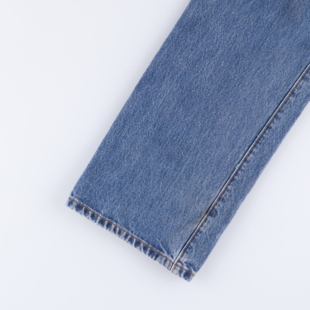 00'S Levi's 501 straight denim pants for men, size W34 cotton blue type Vintage Second Hand