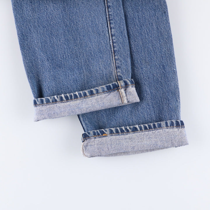 00'S Levi's 501 straight denim pants for men, size W34 cotton blue type Vintage Second Hand