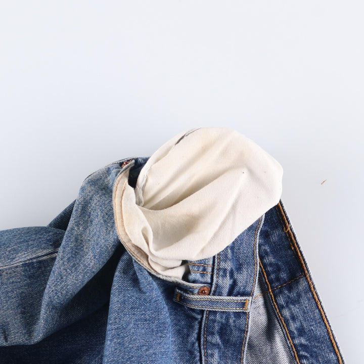 00'S Levi's 501 straight denim pants for men, size W34 cotton blue type Vintage Second Hand