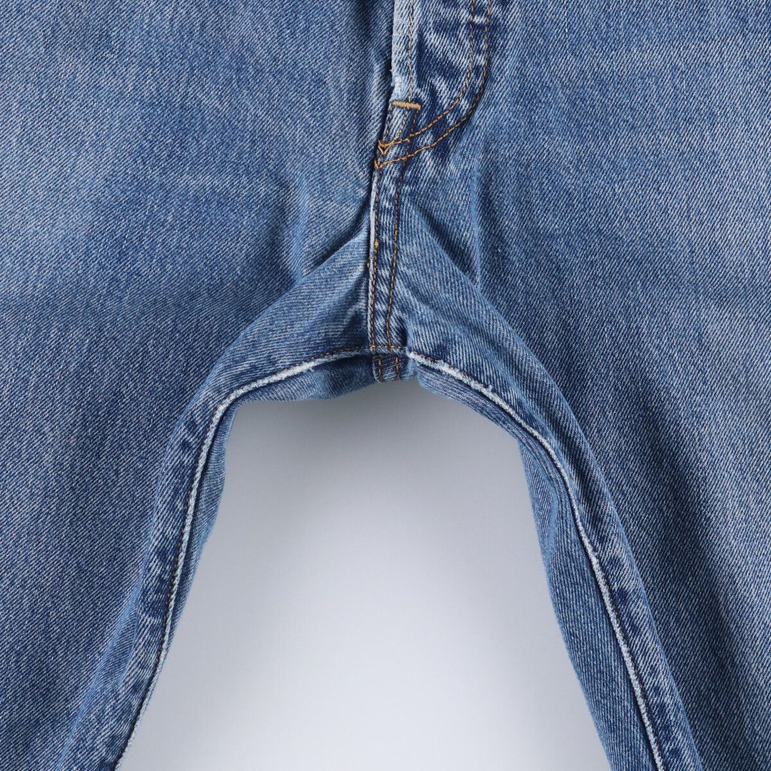 00'S Levi's 501 straight denim pants for men, size W32 cotton blue type Vintage Second Hand