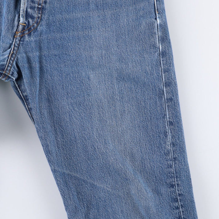 00'S Levi's 501 straight denim pants for men, size W32 cotton blue type Vintage Second Hand