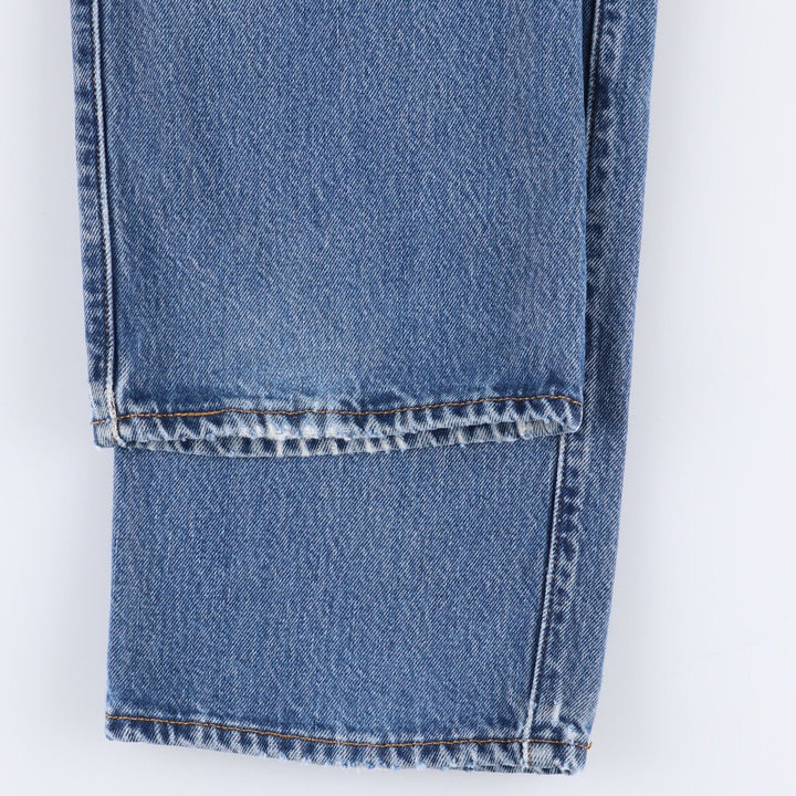 00'S Levi's 501 straight denim pants for men, size W32 cotton blue type Vintage Second Hand