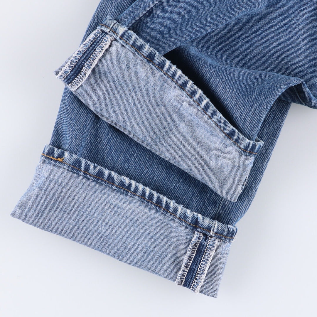 00'S Levi's 501 straight denim pants for men, size W32 cotton blue type Vintage Second Hand