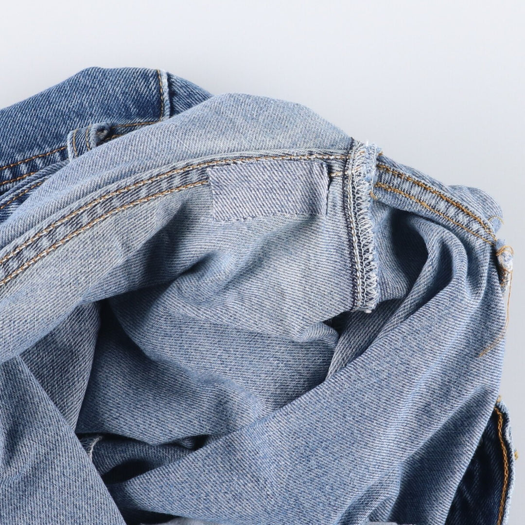 00'S Levi's 501 straight denim pants for men, size W32 cotton blue type Vintage Second Hand