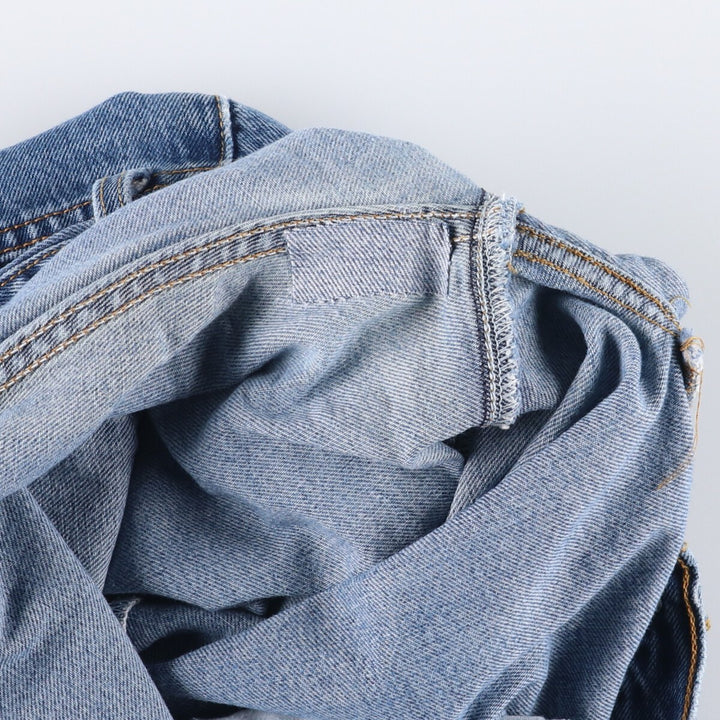00'S Levi's 501 straight denim pants for men, size W32 cotton blue type Vintage Second Hand