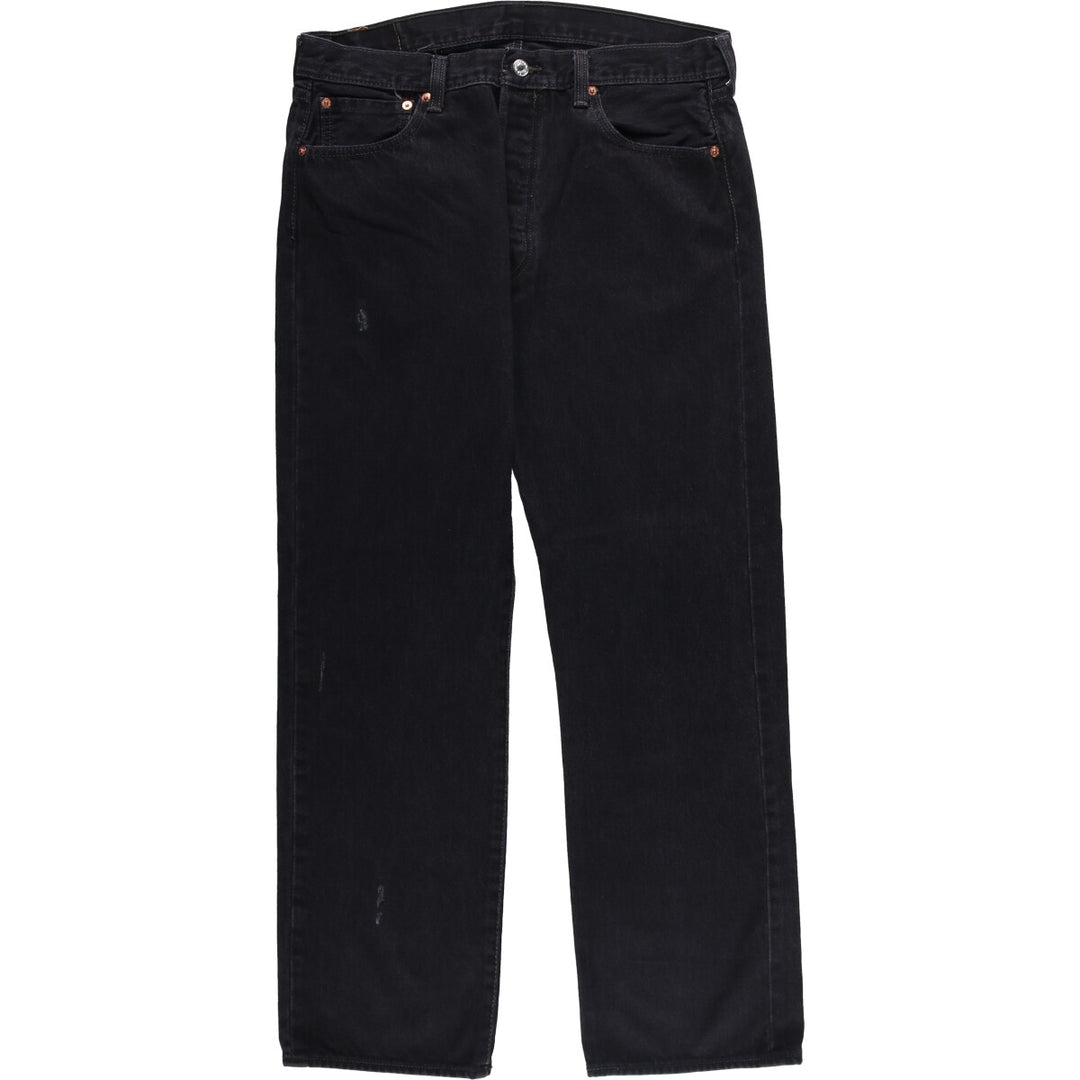 Levi's 501 Black Denim Straight Denim Pants for Men, W35 unclear black type Vintage Second Hand