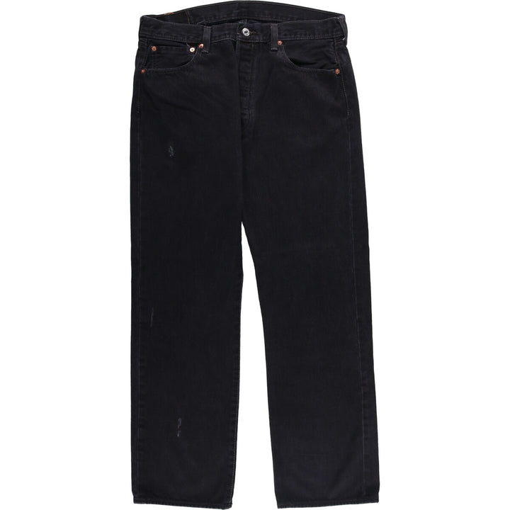 Levi's 501 Black Denim Straight Denim Pants for Men, W35 unclear black type Vintage Second Hand