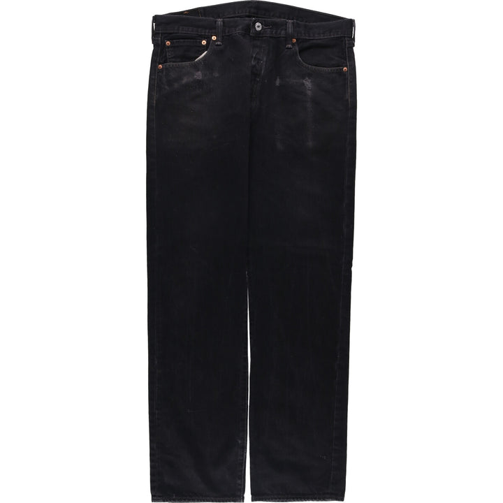 Levi's 501 Black Denim Straight Denim Pants Men's W36 cotton black type Vintage Second Hand