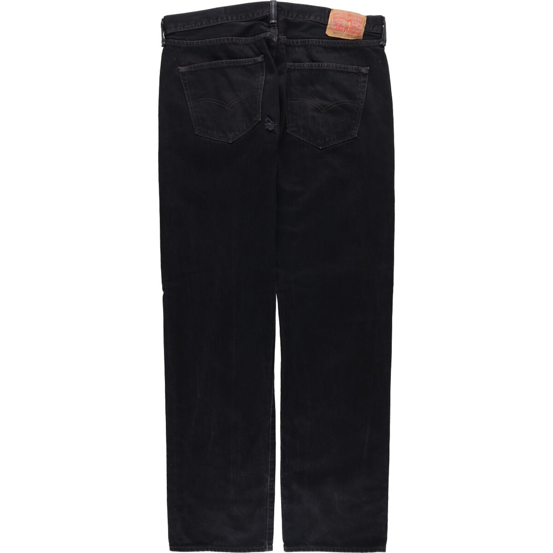 Levi's 501 Black Denim Straight Denim Pants Men's W36 cotton black type Vintage Second Hand