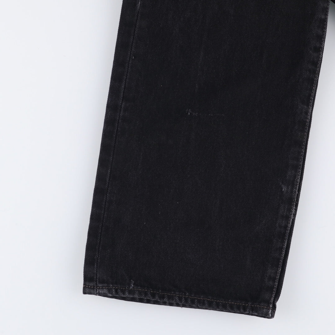 Levi's 501 Black Denim Straight Denim Pants Men's W36 cotton black type Vintage Second Hand