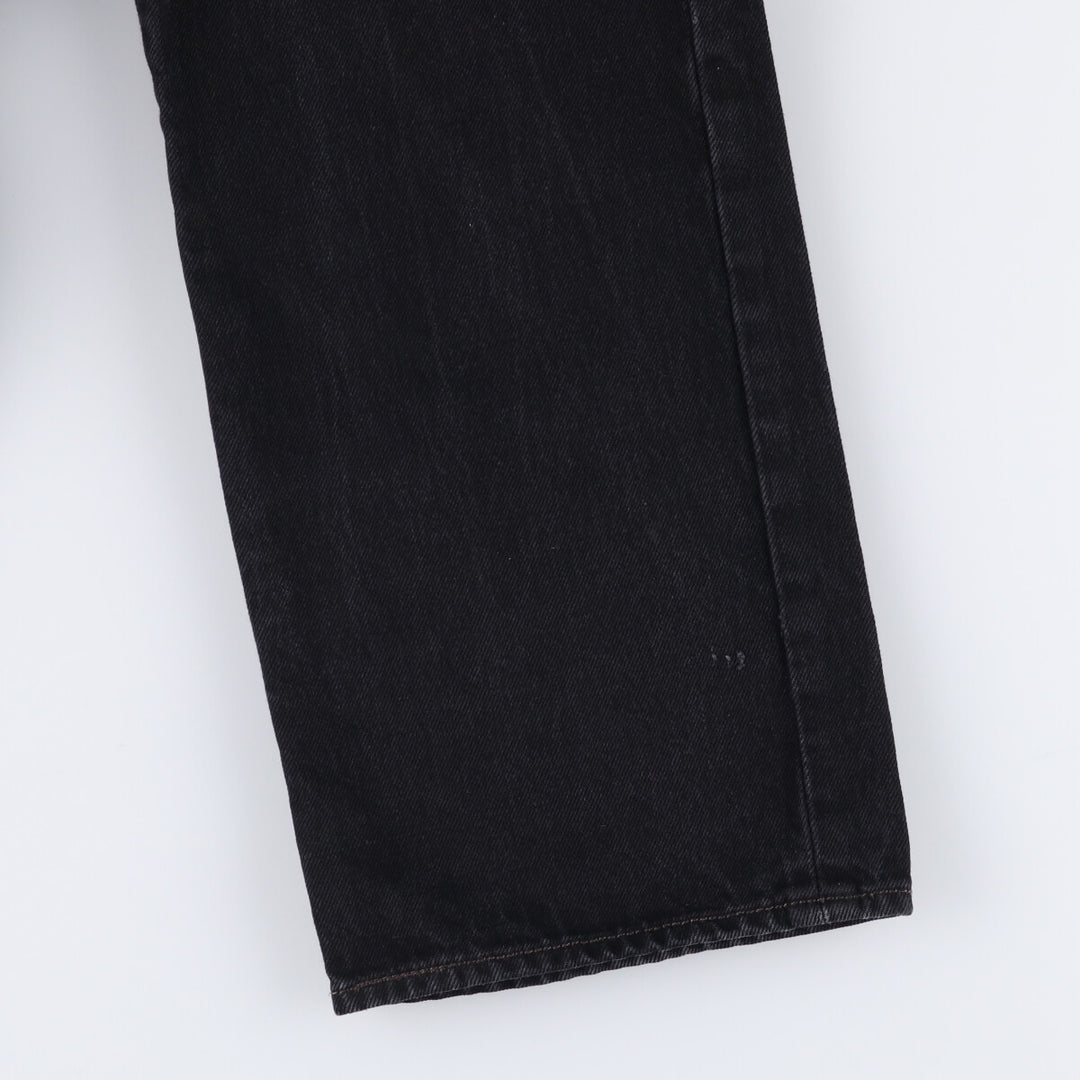 Levi's 501 Black Denim Straight Denim Pants Men's W36 cotton black type Vintage Second Hand