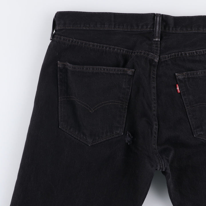 Levi's 501 Black Denim Straight Denim Pants Men's W36 cotton black type Vintage Second Hand