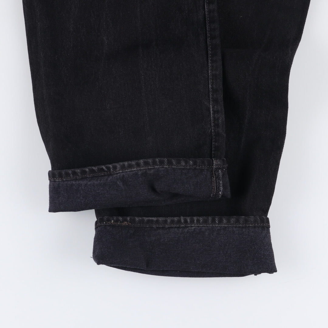 Levi's 501 Black Denim Straight Denim Pants Men's W36 cotton black type Vintage Second Hand