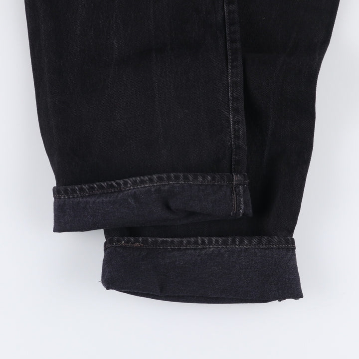 Levi's 501 Black Denim Straight Denim Pants Men's W36 cotton black type Vintage Second Hand