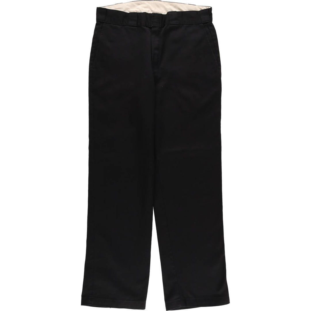 Dickies Work Pants Men's W34 polyester black type Vintage Second Hand