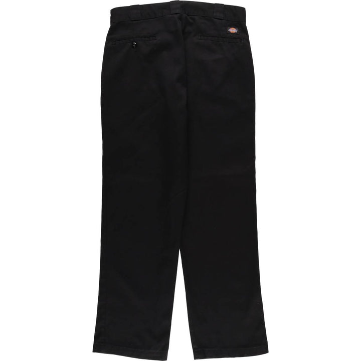 Dickies Work Pants Men's W34 polyester black type Vintage Second Hand