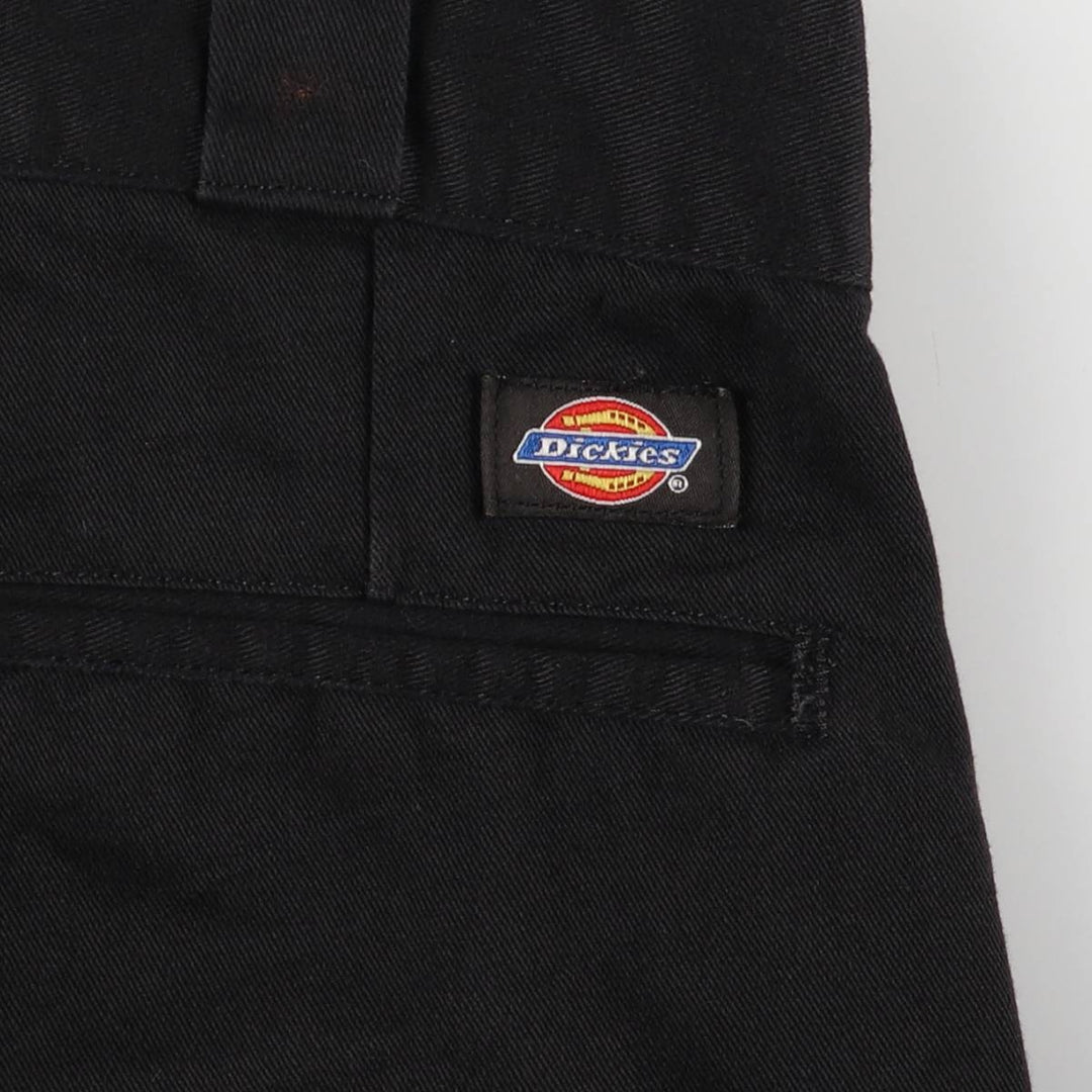 Dickies Work Pants Men's W34 polyester black type Vintage Second Hand