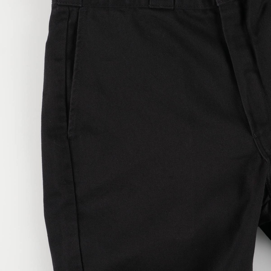 Dickies Work Pants Men's W34 polyester black type Vintage Second Hand