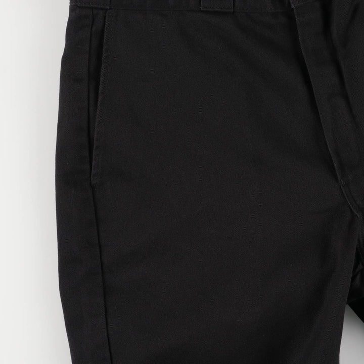 Dickies Work Pants Men's W34 polyester black type Vintage Second Hand