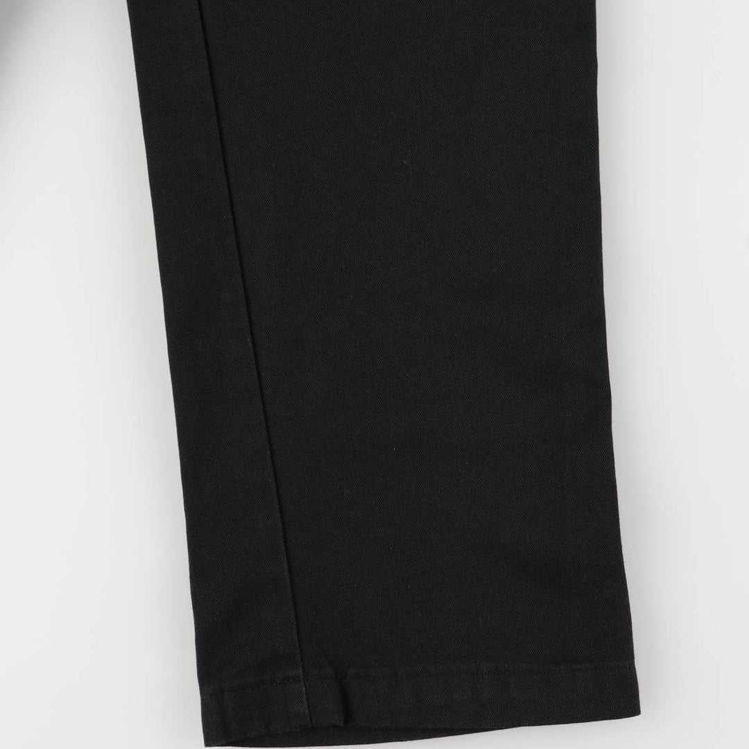 Dickies Work Pants Men's W34 polyester black type Vintage Second Hand
