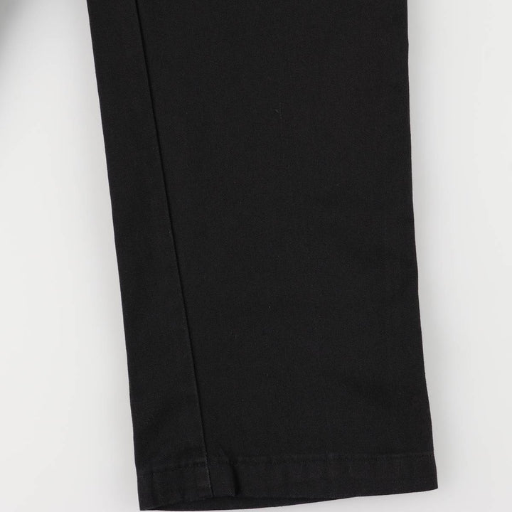 Dickies Work Pants Men's W34 polyester black type Vintage Second Hand