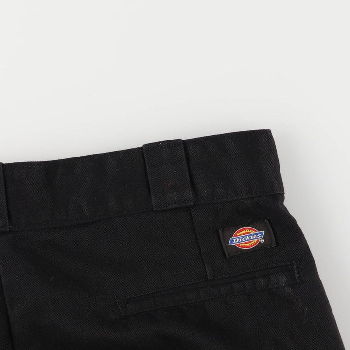 Dickies Work Pants Men's W34 polyester black type Vintage Second Hand
