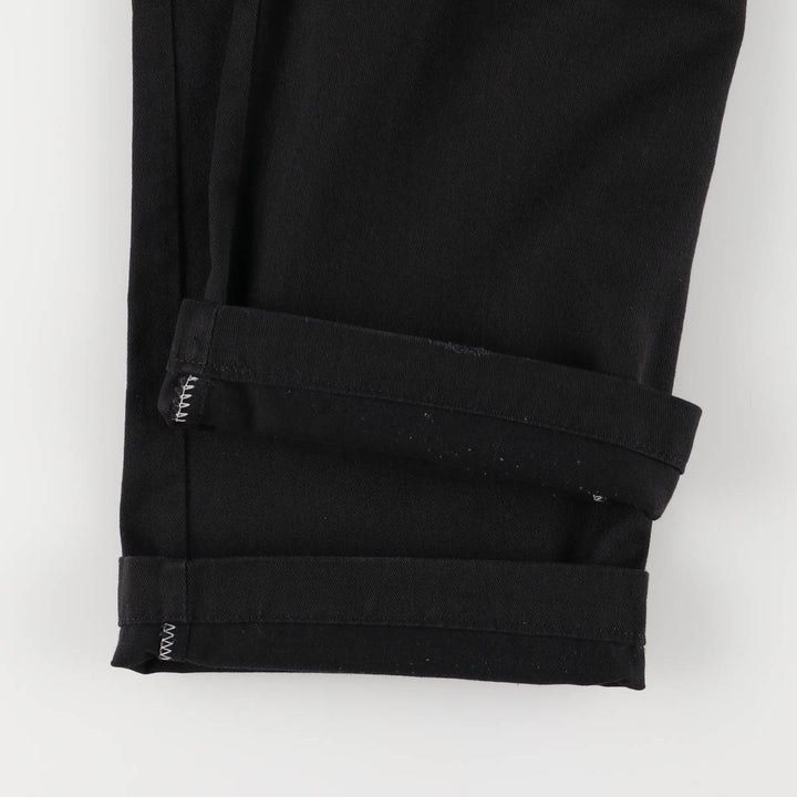 Dickies Work Pants Men's W34 polyester black type Vintage Second Hand