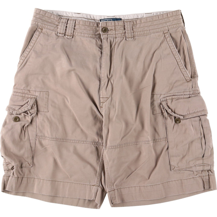 Ralph Lauren POLO by Ralph Lauren cargo shorts, half pants, men's w37 equivalent cotton Beige type Vintage Second Hand