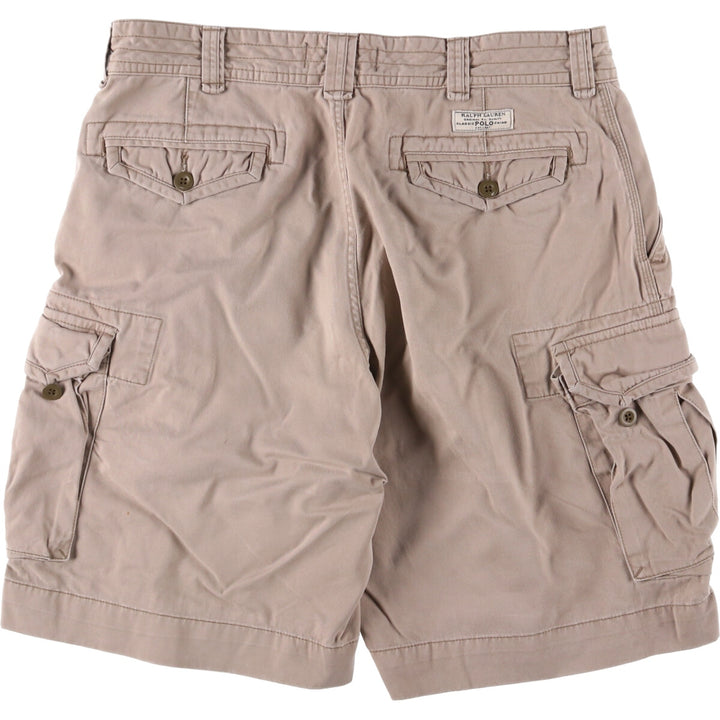 Ralph Lauren POLO by Ralph Lauren cargo shorts, half pants, men's w37 equivalent cotton Beige type Vintage Second Hand