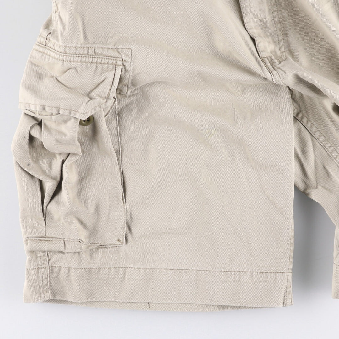Ralph Lauren POLO by Ralph Lauren cargo shorts, half pants, men's size w34 cotton Beige type Vintage Second Hand