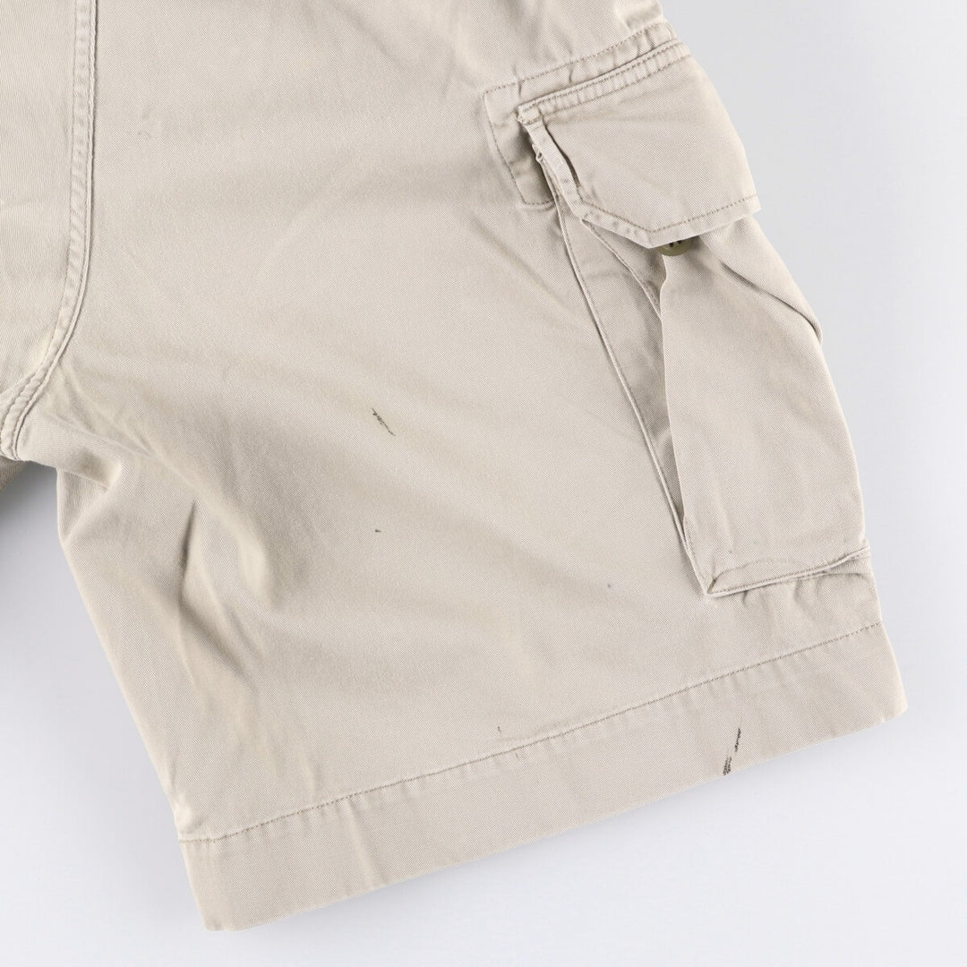 Ralph Lauren POLO by Ralph Lauren cargo shorts, half pants, men's size w34 cotton Beige type Vintage Second Hand