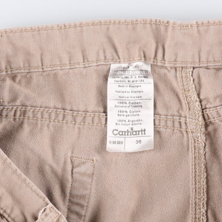 Carhartt Duck Painter Shorts, Shorts, Men's, W37 equivalent cotton Beige type Vintage Second Hand