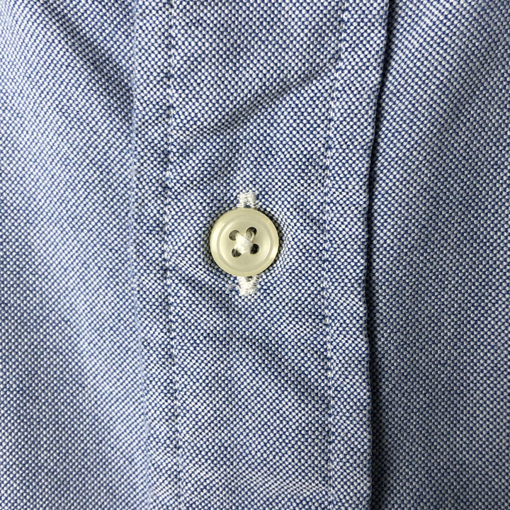 Ralph Lauren YARMOUTH long sleeve button down shirt, men's XL size cotton blue type Vintage Second Hand