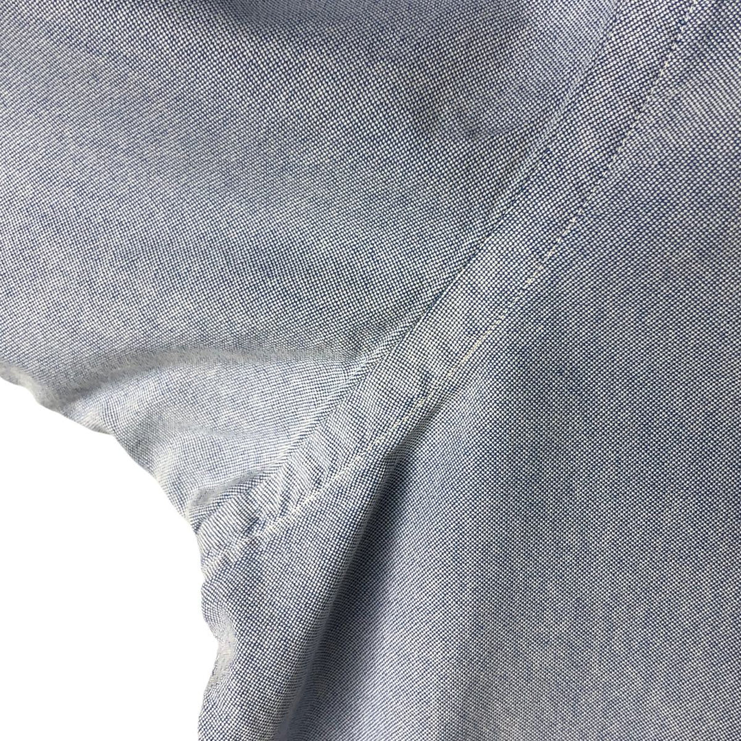 Ralph Lauren YARMOUTH long sleeve button down shirt, men's XL size cotton blue type Vintage Second Hand