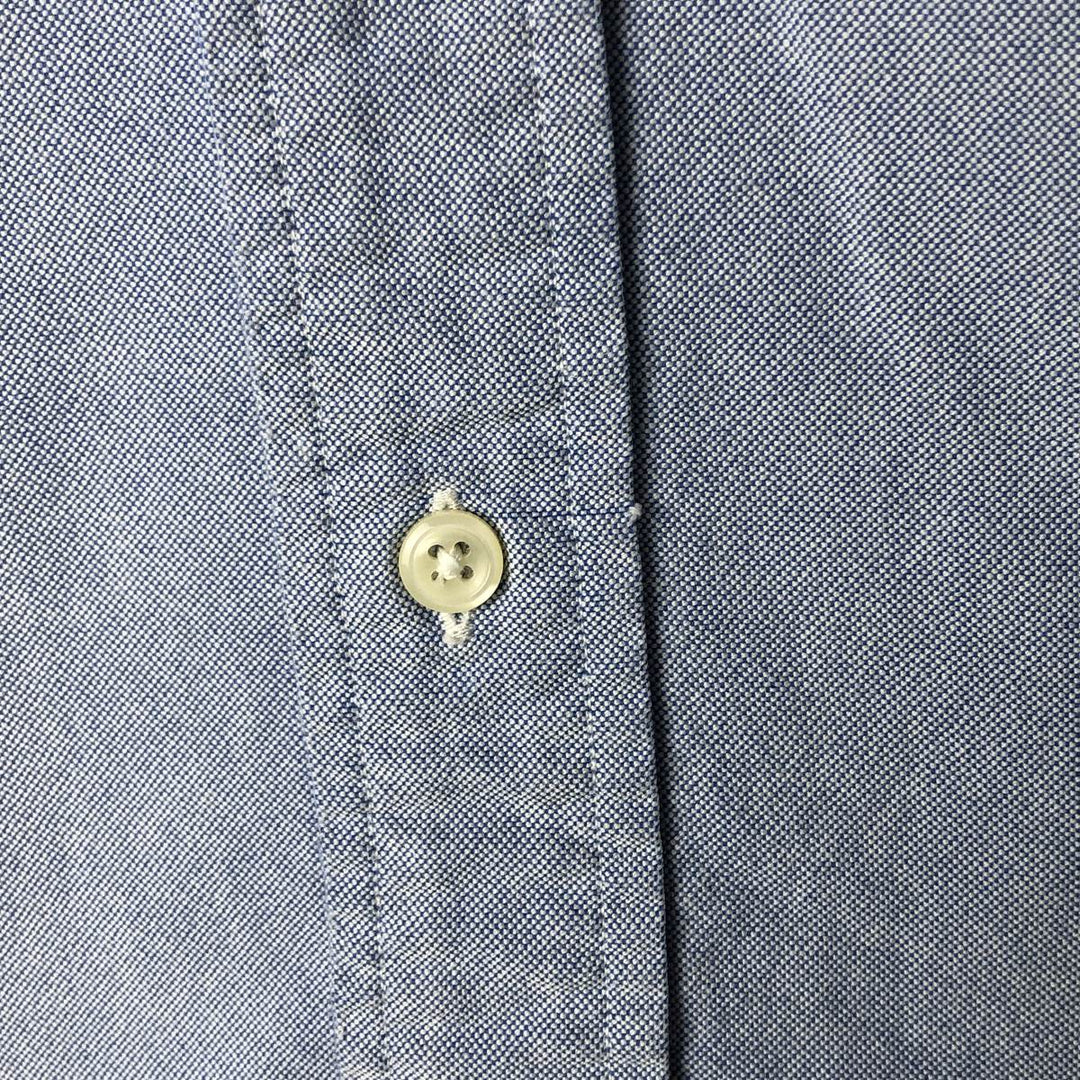 Ralph Lauren YARMOUTH long sleeve button down shirt, men's XL size cotton blue type Vintage Second Hand