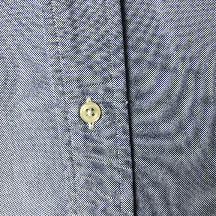 Ralph Lauren YARMOUTH long sleeve button down shirt, men's XL size cotton blue type Vintage Second Hand