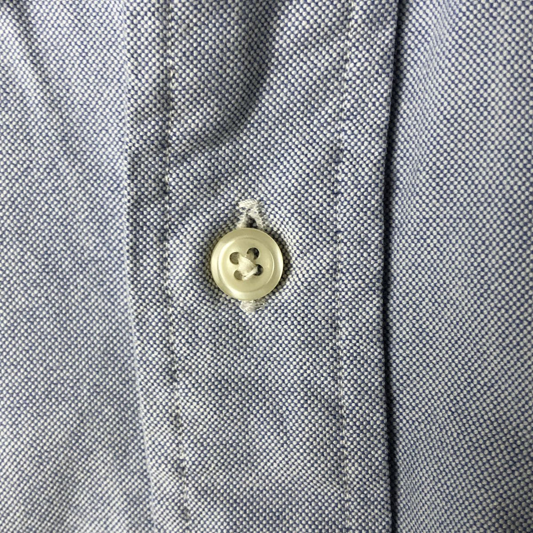 Ralph Lauren YARMOUTH long sleeve button down shirt, men's size L cotton blue type Vintage Second Hand