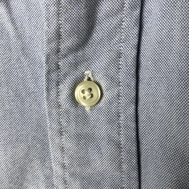 Ralph Lauren YARMOUTH long sleeve button down shirt, men's size L cotton blue type Vintage Second Hand