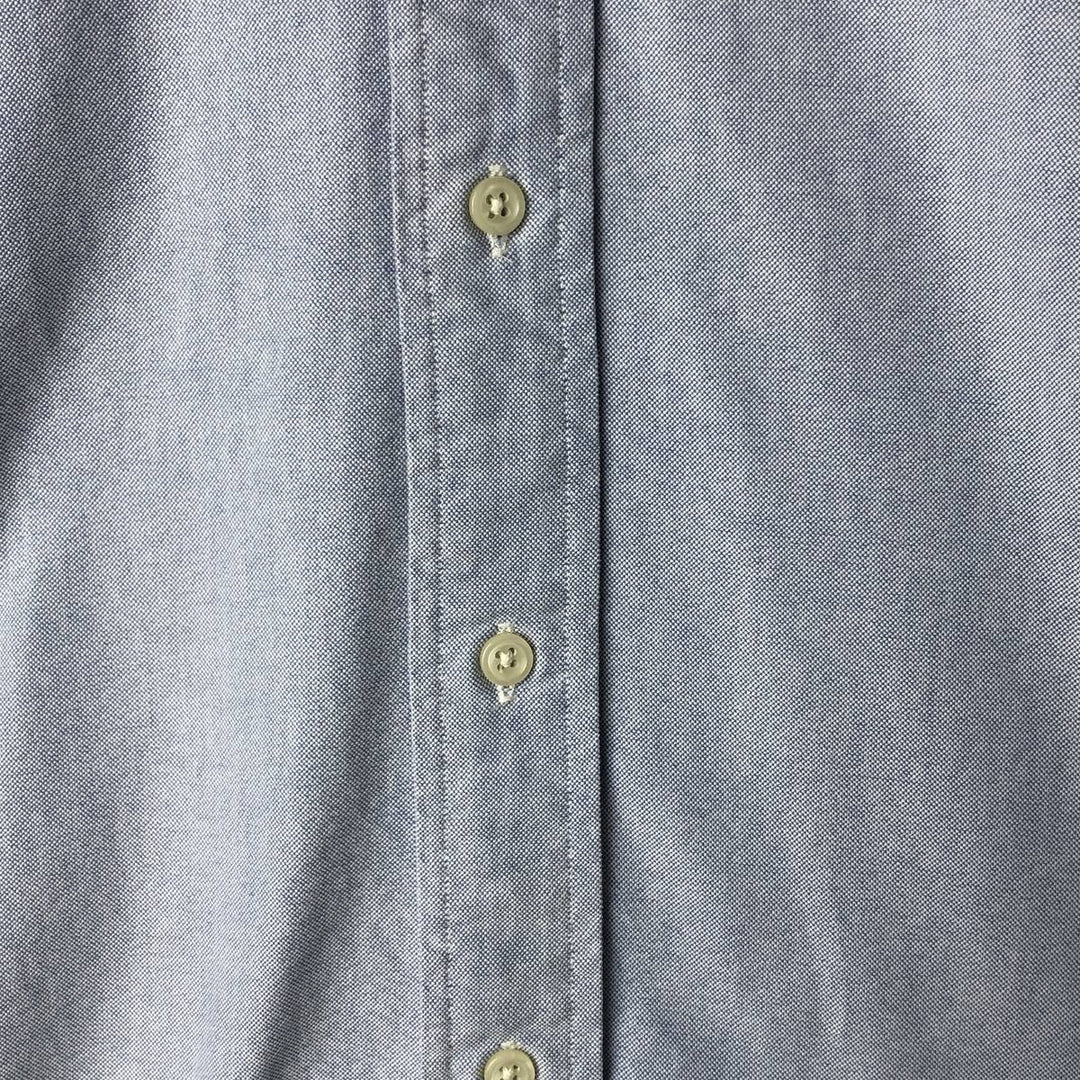 Ralph Lauren YARMOUTH long sleeve button down shirt, men's size L cotton blue type Vintage Second Hand