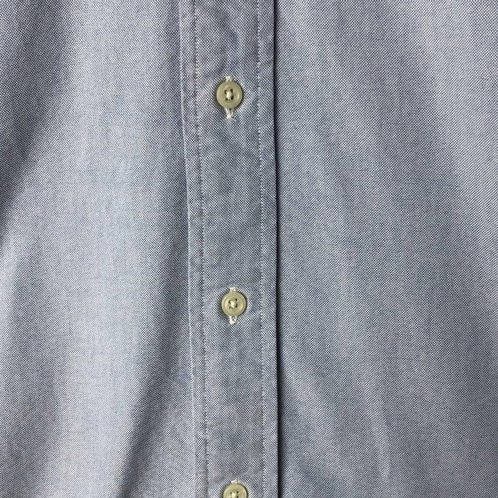 Ralph Lauren YARMOUTH long sleeve button down shirt, men's size L cotton blue type Vintage Second Hand