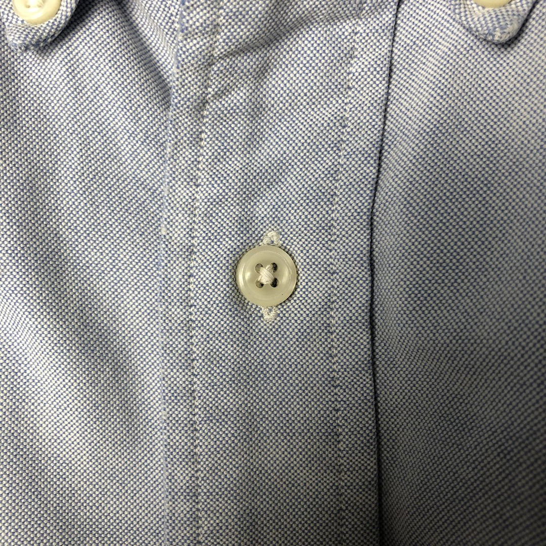 Ralph Lauren YARMOUTH long sleeve button down shirt, men's size M cotton blue type Vintage Second Hand