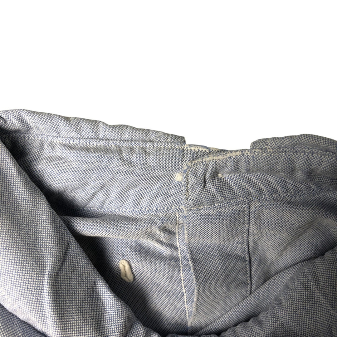 Ralph Lauren YARMOUTH long sleeve button down shirt, men's size M cotton blue type Vintage Second Hand