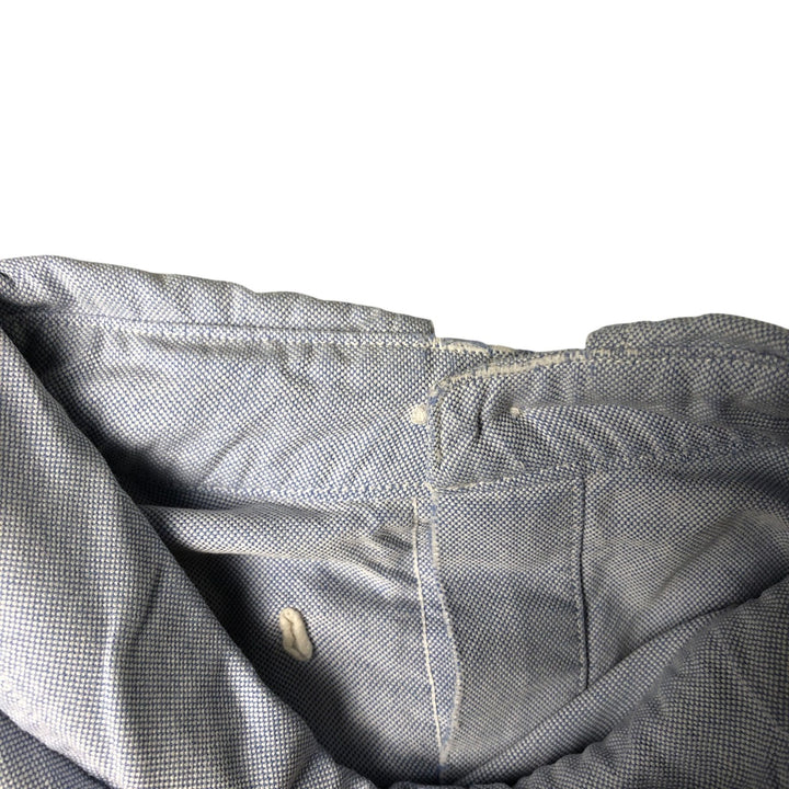 Ralph Lauren YARMOUTH long sleeve button down shirt, men's size M cotton blue type Vintage Second Hand