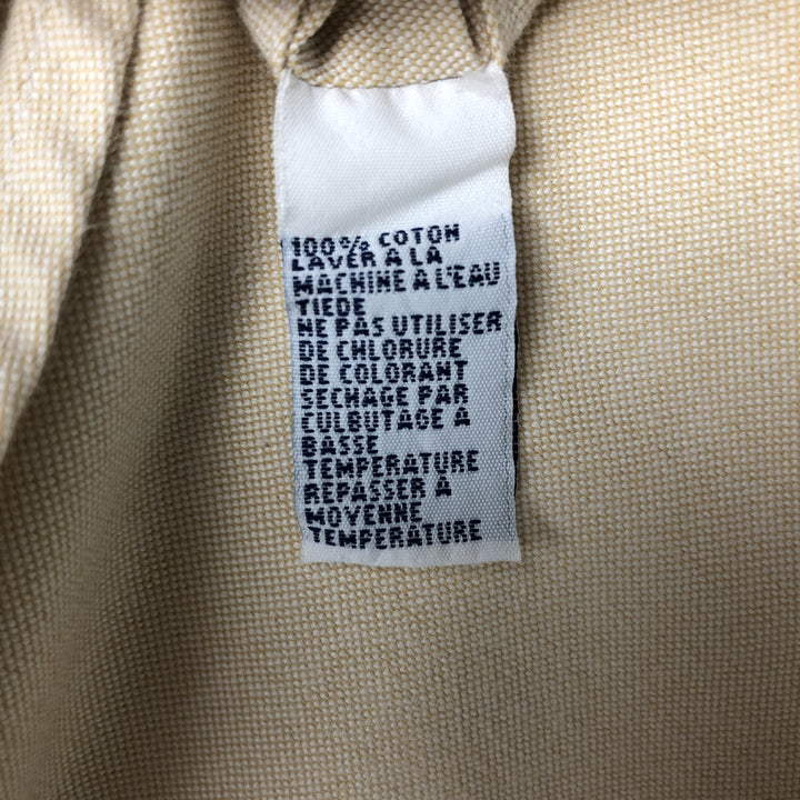 Ralph Lauren POLO by Ralph Lauren Long Sleeve Button Down Shirt Made in Canada Men's XL cotton ivory Vintage Second Hand