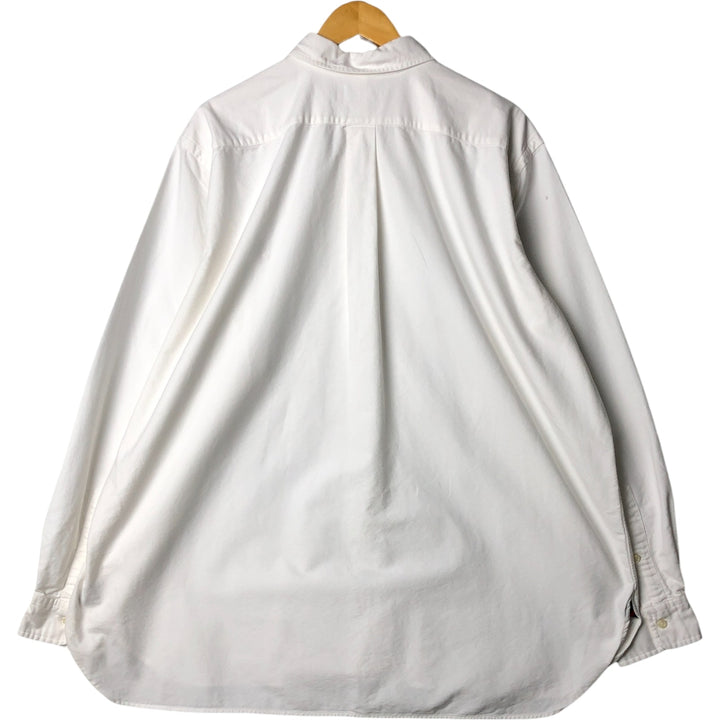 Ralph Lauren Classic Fit Long Sleeve Button Down Shirt Men's XL cotton white type Vintage Second Hand