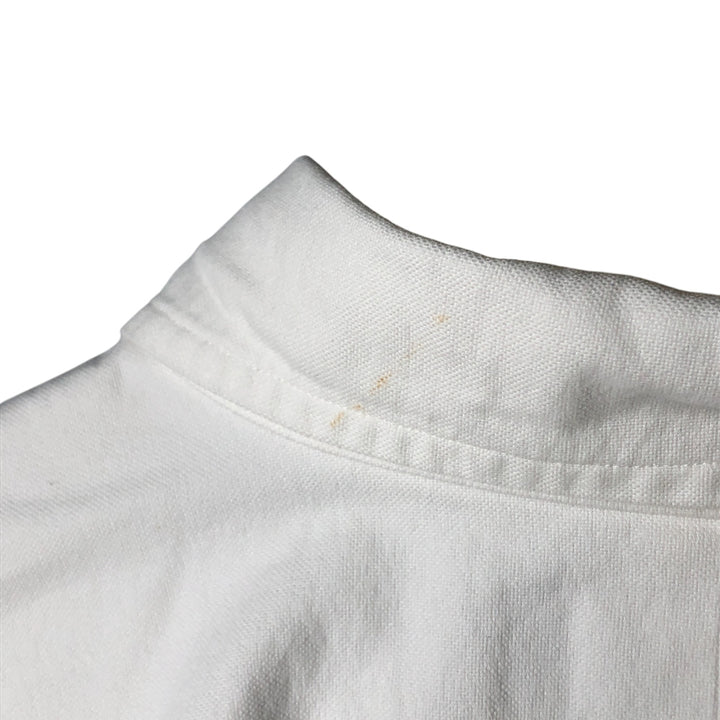 Ralph Lauren Classic Fit Long Sleeve Button Down Shirt Men's XL cotton white type Vintage Second Hand