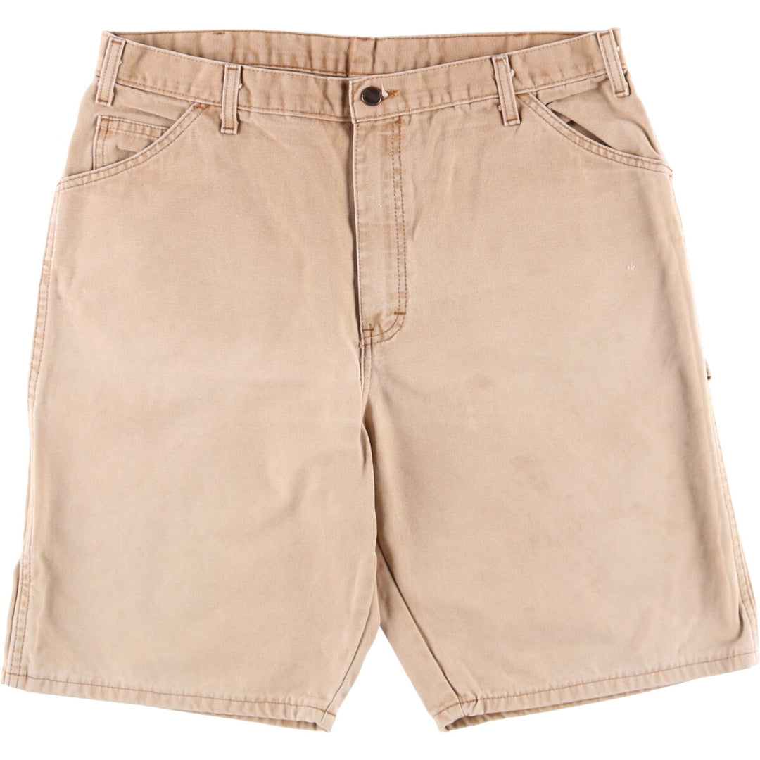 Dickies Relaxed Fit Duck Painter Shorts, Men's Size W37 cotton Beige type Vintage Second Hand